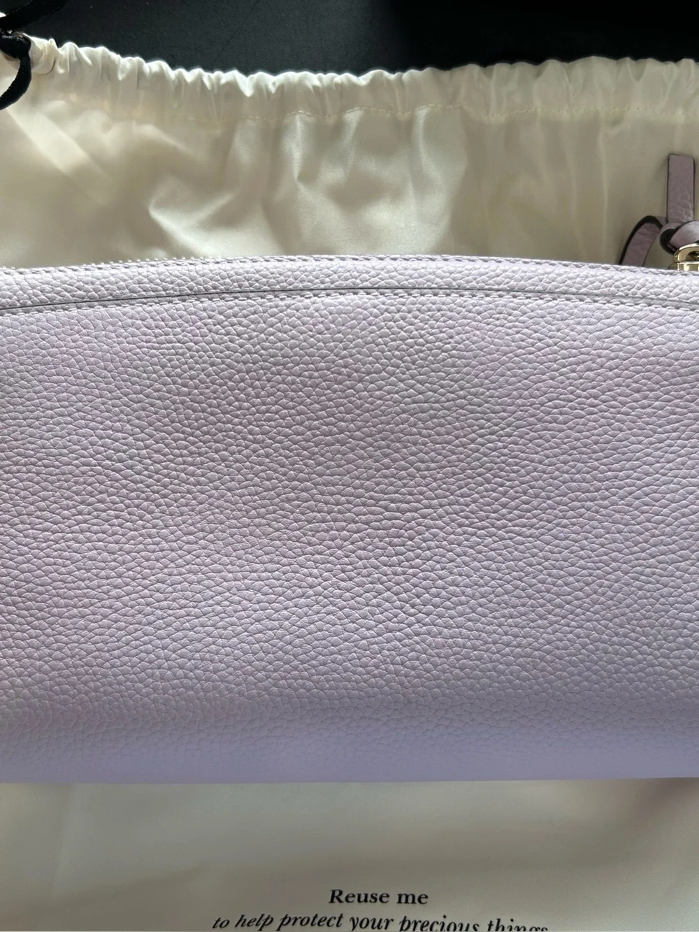 kate spade Knott Lavender Pebbled Leather crossbody k6554